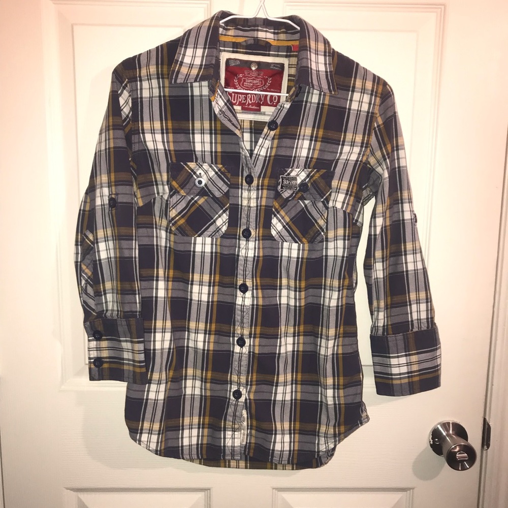 Super Dry Co. Women’s Medium button down shirt